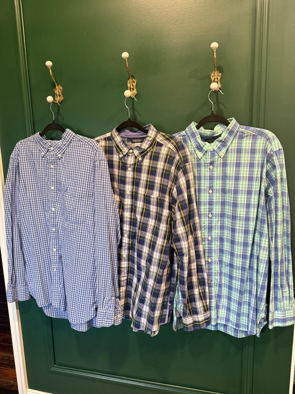 6 Men's Nautica Button-Down Shirt Bundle
